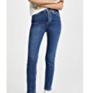 RE/DONE HIGH RISE ANKLE CROP JEANS
